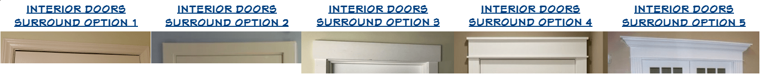 WINDOW CASING OPTIONS